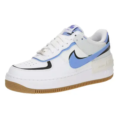 Nike Sportswear Rövid szárú sportcipők 'AF1 SHADOW' kék farmer / fekete / fehér