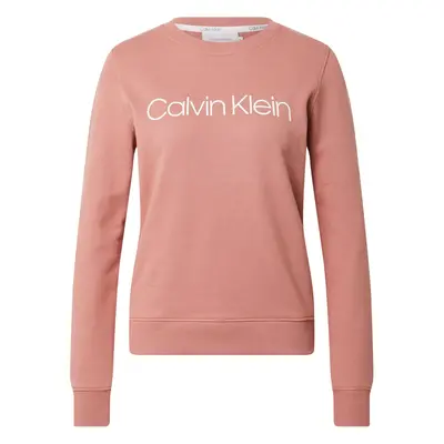 Calvin Klein Tréning póló fáradt rózsaszín / fehér