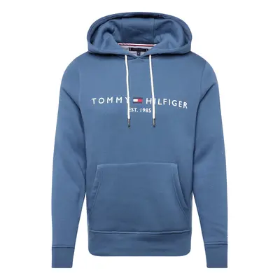 TOMMY HILFIGER Tréning póló opál / sötétkék / piros / fehér