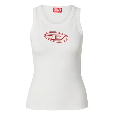 DIESEL Top 'LYNYS' piros / fehér