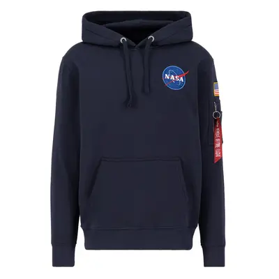 ALPHA INDUSTRIES Tréning póló 'Space Shuttle' kék / sötétkék / piros / fehér