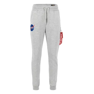 ALPHA INDUSTRIES Nadrág 'NASA' sötétkék / szürke melír / piros