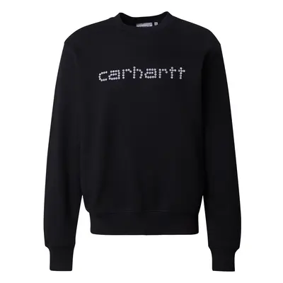 Carhartt WIP Tréning póló 'Rivet' fekete / ezüst