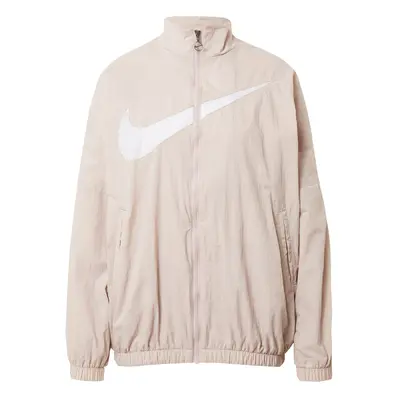 Nike Sportswear Átmeneti dzseki taupe / fehér