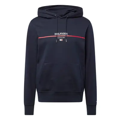 TOMMY HILFIGER Tréning póló tengerészkék / piros / fehér