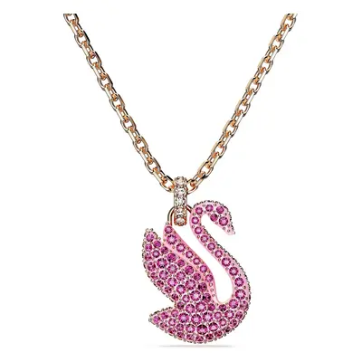 Swarovski Lánc 'Swan pendant' arany / rózsa