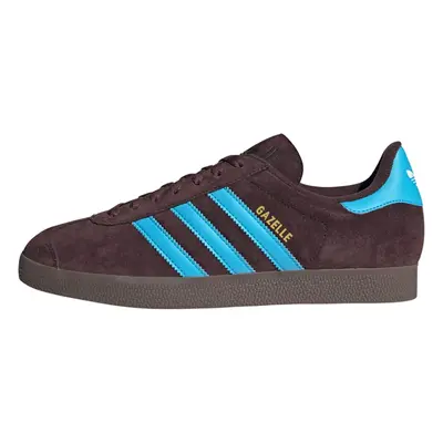 ADIDAS ORIGINALS Rövid szárú sportcipők 'Gazelle' azúr / sötét barna / arany