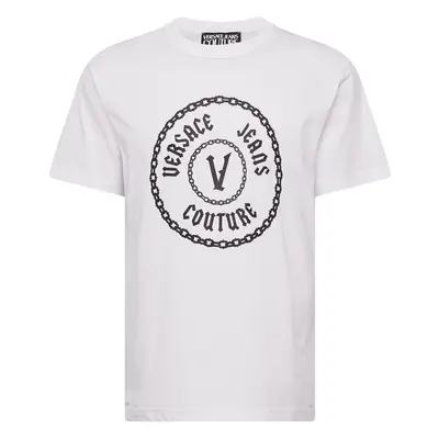 Versace Jeans Couture Póló fekete / fehér