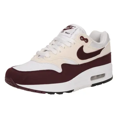 Nike Sportswear Rövid szárú sportcipők 'Nike Air Max 87' sötétvörös / fehér / piszkosfehér