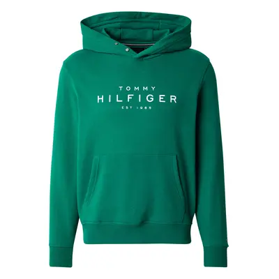 TOMMY HILFIGER Tréning póló zöld / fehér