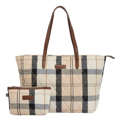 Barbour Shopper táska 'Wetherham' bézs / krém / fekete