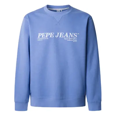 Pepe Jeans Tréning póló 'DYLAN' kék farmer / fehér