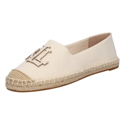 Lauren Ralph Lauren Espadrilles 'CAMERYN' gitt / természetes fehér