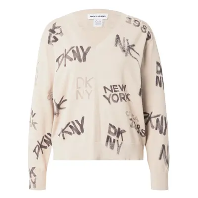 DKNY Pulóver bézs / fekete