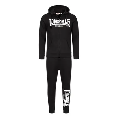 LONSDALE Jogging ruhák 'Feeny' fekete / fehér