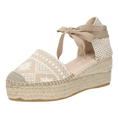 MACARENA Espadrilles taupe / fehér