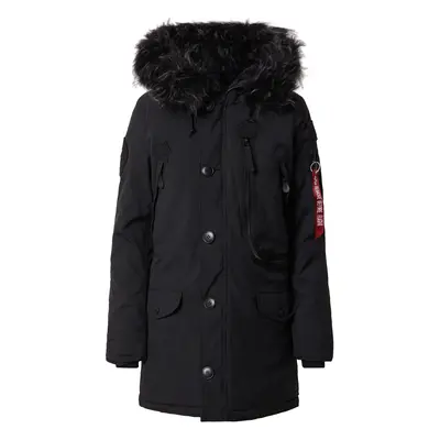 ALPHA INDUSTRIES Téli parka 'Polar' fekete