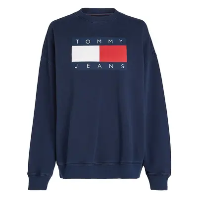 Tommy Jeans Tréning póló sötétkék / piros / fehér