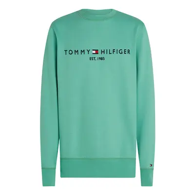 TOMMY HILFIGER Tréning póló tengerészkék / világoszöld