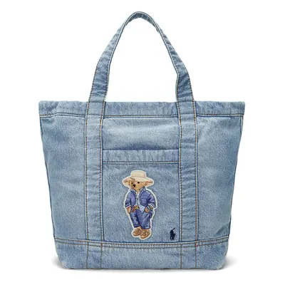 Polo Ralph Lauren Shopper táska bézs / kék farmer