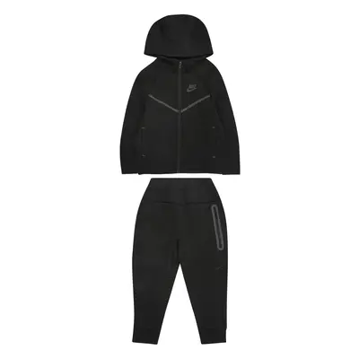 Nike Sportswear Jogging ruhák 'TECH FLEECE' sötétszürke / fekete