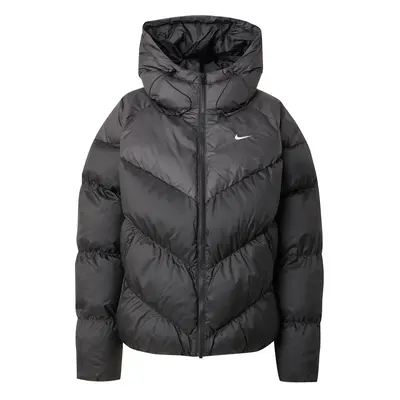 Nike Sportswear Átmeneti dzseki sötétszürke / fekete / fehér