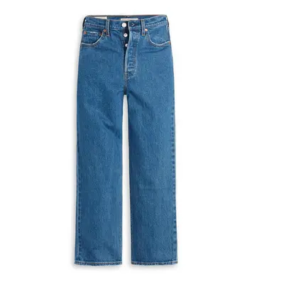 LEVI'S ® Farmer 'Ribcage Straight Ankle Jeans' kék farmer