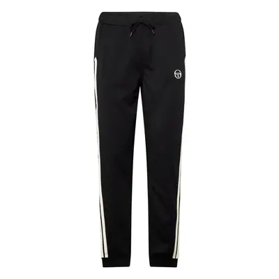 Sergio Tacchini Sportnadrágok 'NEW DAMARINDO' fekete / fehér