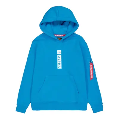 ALPHA INDUSTRIES Tréning póló égkék / fehér