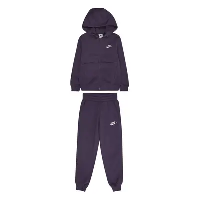 Nike Sportswear Jogging ruhák 'Club Fleece' földi szeder / fehér