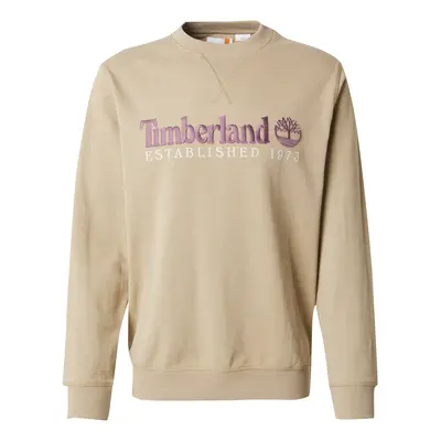 TIMBERLAND Tréning póló bézs / lila / fehér