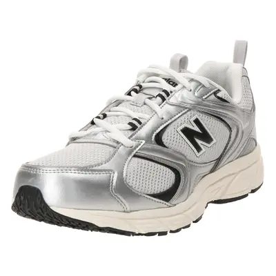 new balance Rövid szárú sportcipők '408' fekete / ezüst / fehér