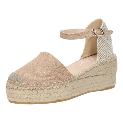 MACARENA Espadrilles bézs / arany / szürke