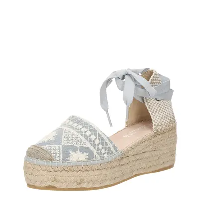 MACARENA Espadrilles világoskék / fehér