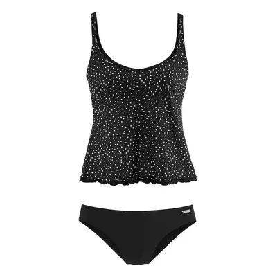 LASCANA Tankini fekete / fehér