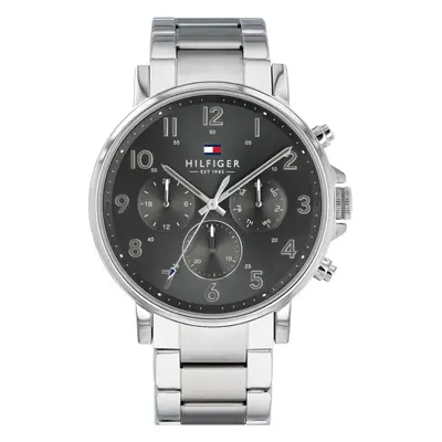 TOMMY HILFIGER Analóg órák 'Dressed Up, 1710382' grafit / ezüst