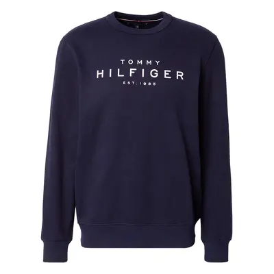 TOMMY HILFIGER Tréning póló fekete / fehér