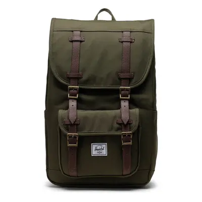 Herschel Hátizsák 'Little America™' sötét barna / olíva