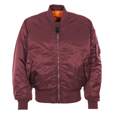 ALPHA INDUSTRIES Átmeneti dzseki 'MA-1' neonnarancs / burgundi vörös