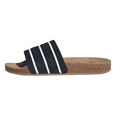 ADIDAS ORIGINALS Strandcipő 'ADILETTE' fekete / fehér