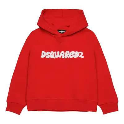 DSQUARED2 Tréning póló piros / fehér