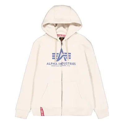 ALPHA INDUSTRIES Tréning dzseki királykék / természetes fehér