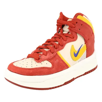 Nike Sportswear Magas szárú sportcipők 'DUNK HIGH UP' krém / kék / sárga / piros