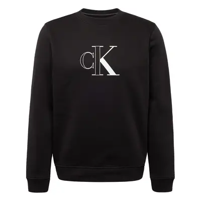 Calvin Klein Jeans Tréning póló fekete / fehér