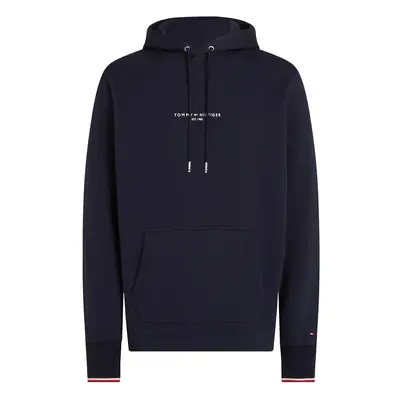 TOMMY HILFIGER Tréning póló tengerészkék / fehér