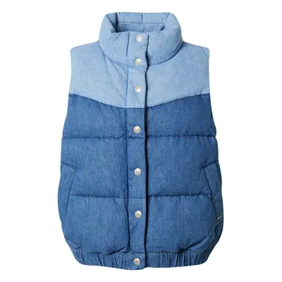 LEVI'S ® Mellény 'Juno Western Puffer Vest' kék farmer / világoskék