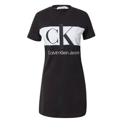 Calvin Klein Jeans Ruha fekete / fehér