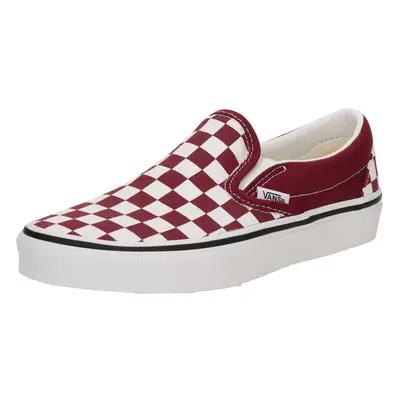 VANS Belebújós cipők 'Classic' bordó / fehér