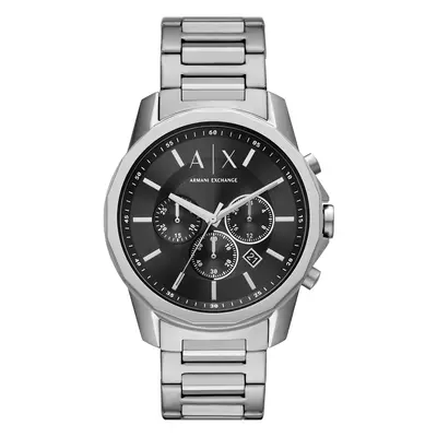 ARMANI EXCHANGE Analóg órák fekete / ezüst