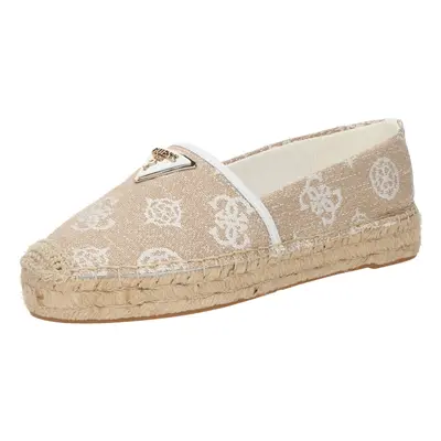 GUESS Espadrilles 'JOLANDON' fehér / gyapjúfehér